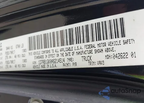 2010 Dodge Ram 1500 St from USA, damaged, VIN 1D7RB1GK0AS214514